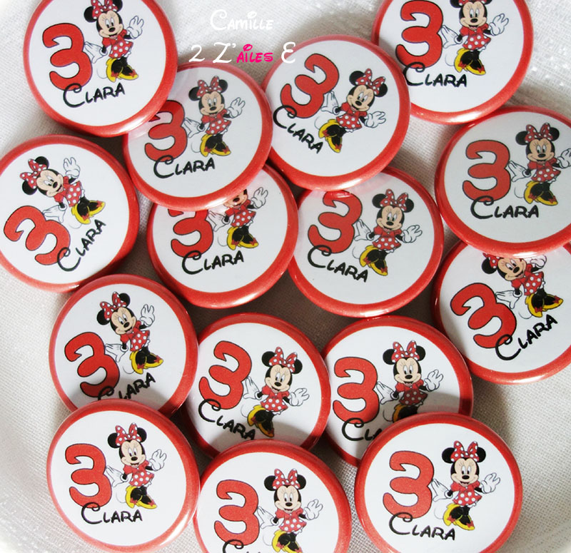 Bobine d'insigne inspirée de Minnie Porte-badge Disney Clip pour