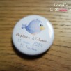 badge magnet 32 oiseau rigolo violet