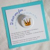 invitation princesse badge magnet 32