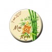 badge jungle baby lion bambou