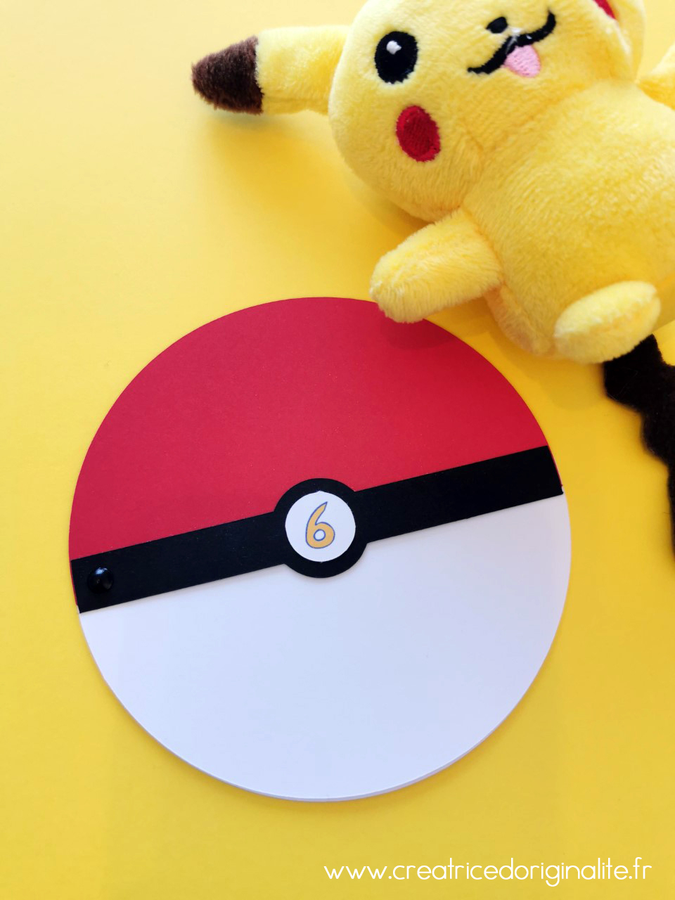Invitation 8 ans Petit loup : Pokemon - ♥ Aussi délicat qu'un faire part