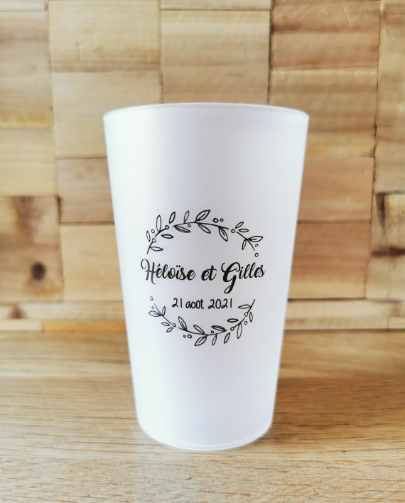 ecocup gobelet personnalise mariage couronne 2